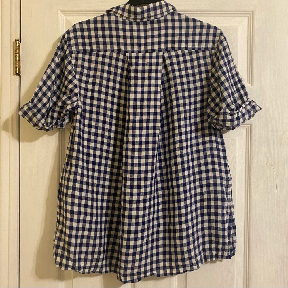 AYR checkered linen blouse - Picture 3 of 3